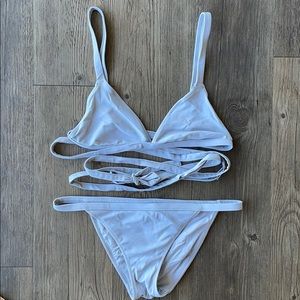 Rachel Pally Wrap Taupe Bikini - XS